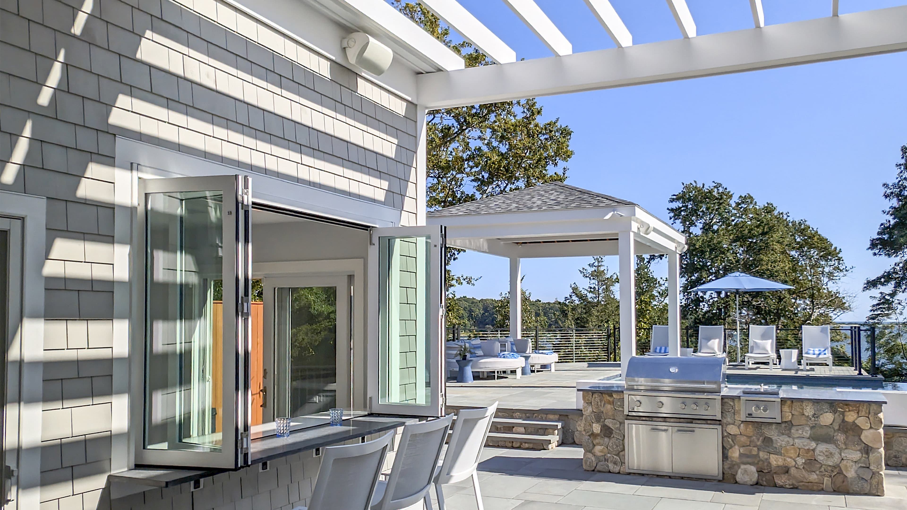 Cotuit Bay pool house - 10