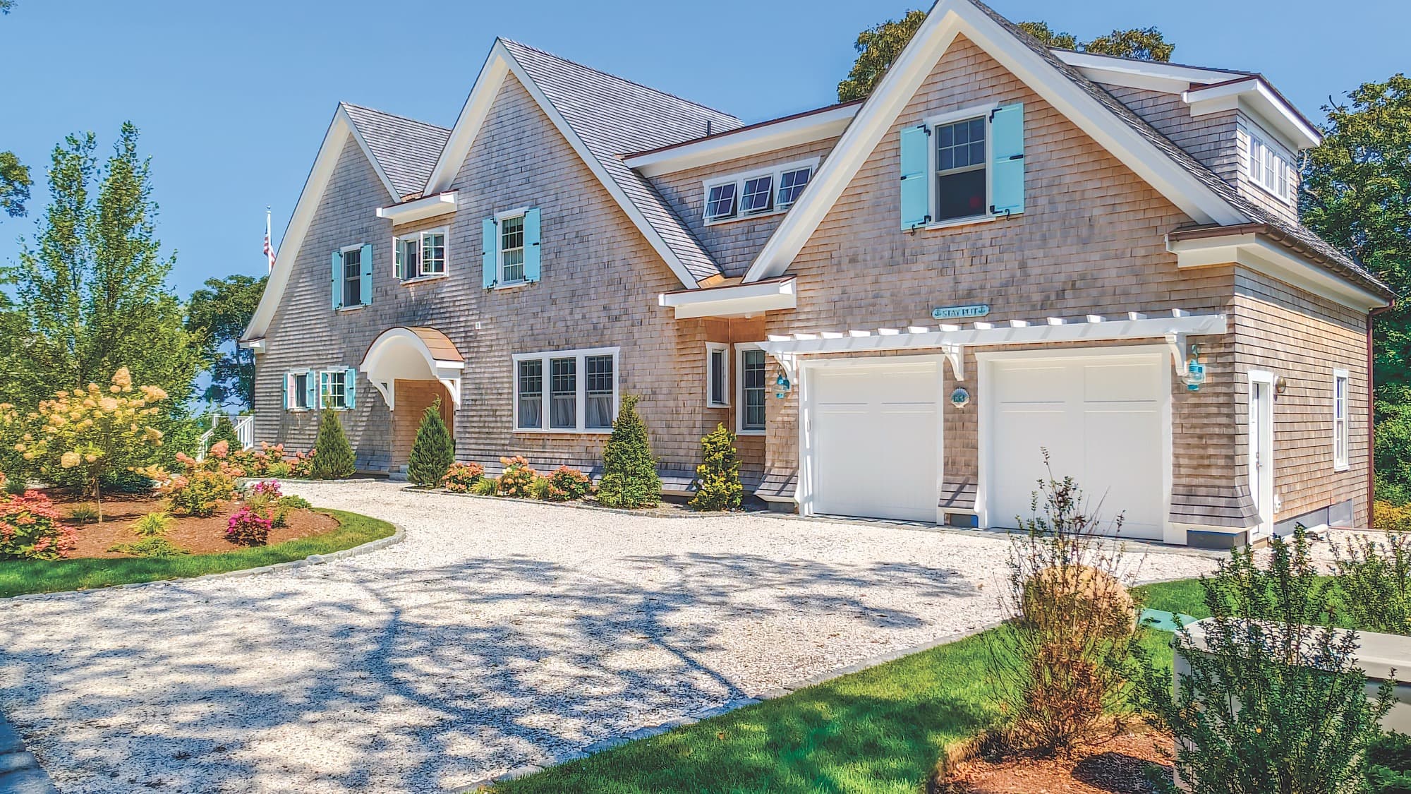 Custom home exterior by Longfellow Design Build